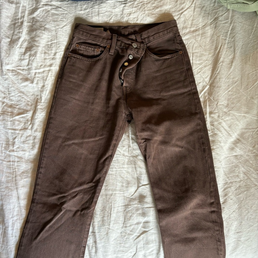 Levi’s brown 501 originals